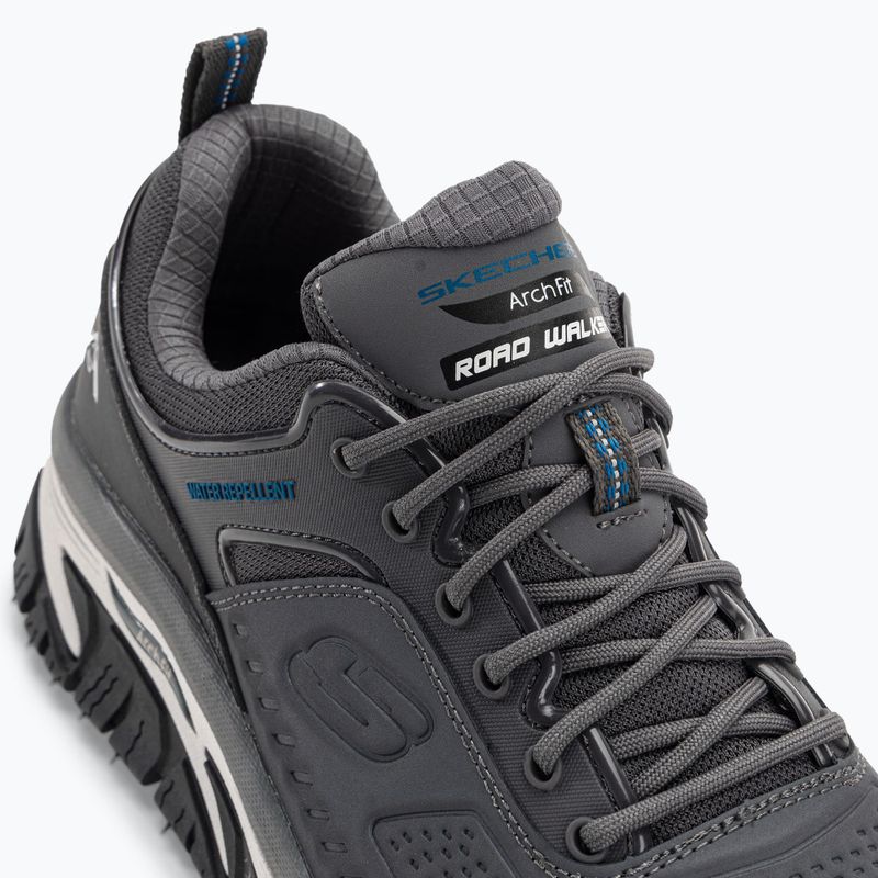 Pánská treková obuv SKECHERS Arch Fit Road Walker Recon charcoal 8