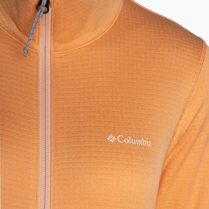Dámská trekingová mikina Columbia Park View Grid Fleece oranžová 1959713 10