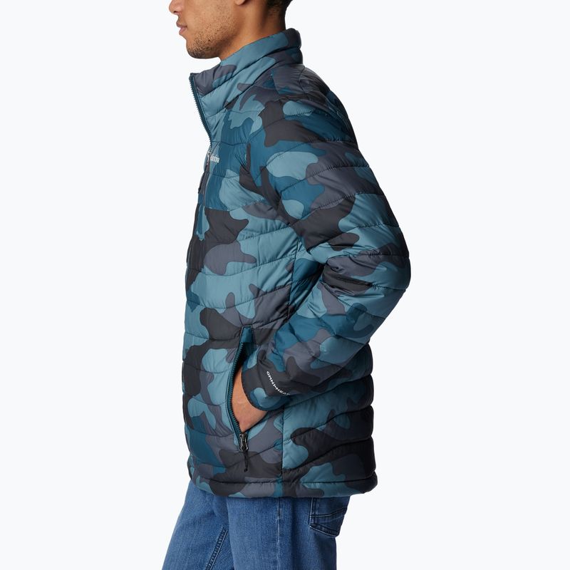 Pánská péřová bunda Columbia Powder Lite metal mod camo print 2
