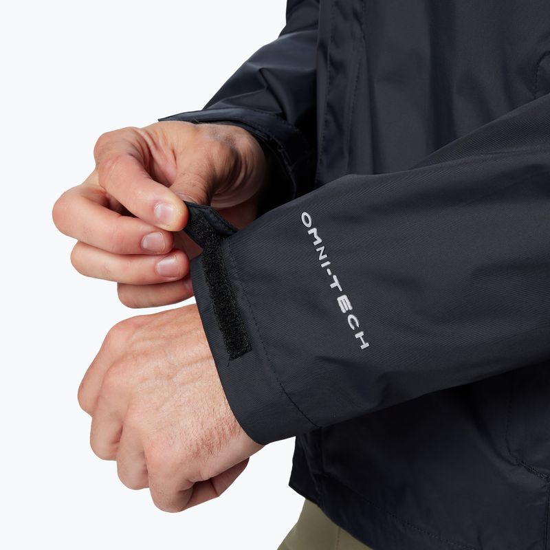 Pánská bunda do deště Columbia Watertight II black 7