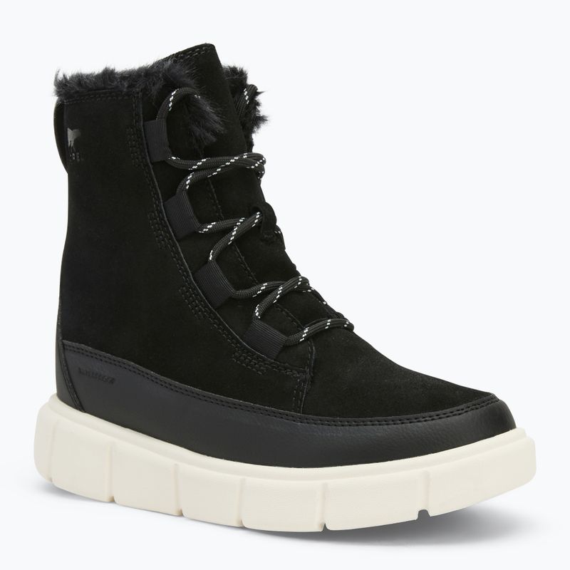 Dětské sněhule Sorel Youth Sorel Explorer III Lace black/sea salt