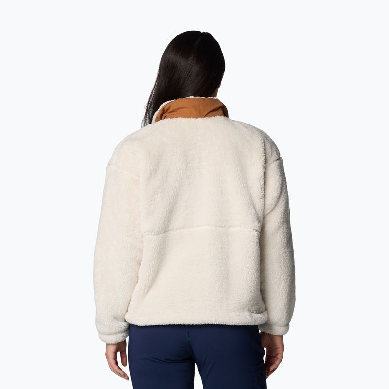 Dámská mikina Columbia Boundless Discovery Sherpa Full Zip II chalk/camel brown 3