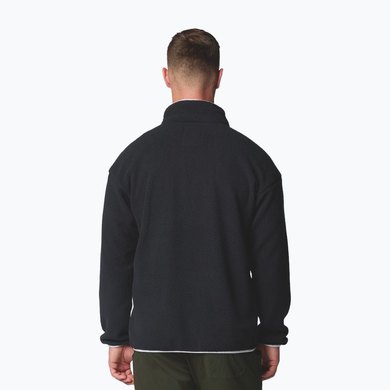 Pánská fleecová mikina Columbia Helvetia II Half Snap Fleece black 3