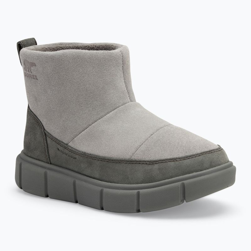 Dětské sněhule Sorel Youth Sorel Explorer III Slip-On WP chrome grey/quarry