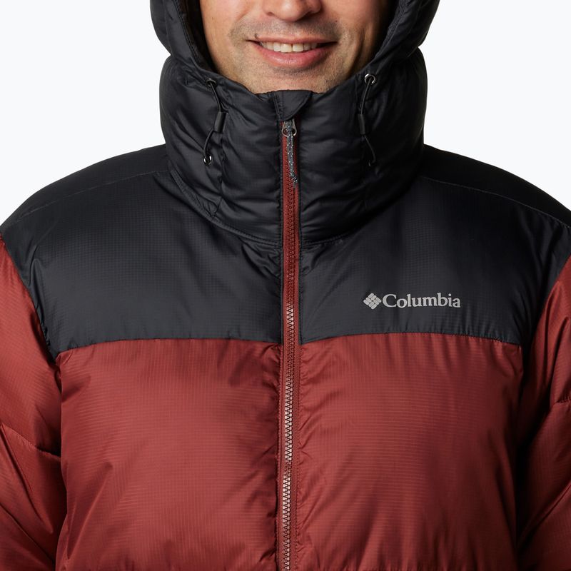 Pánská bunda Columbia Puffect II Hooded spice/ black 6