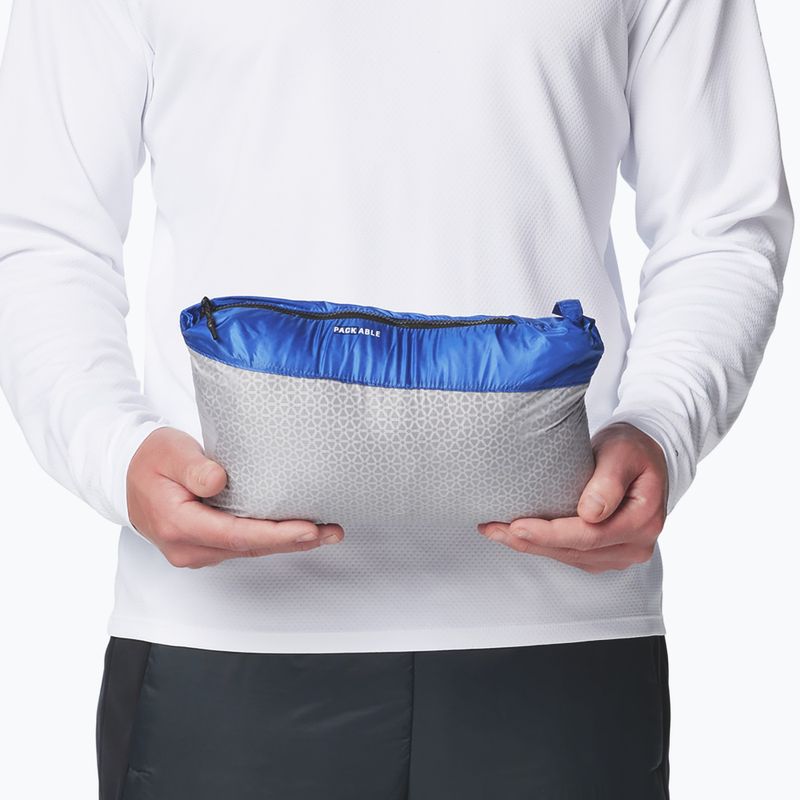 Pánská bunda Columbia Arctic Crest Down Hooded mountain blue 9