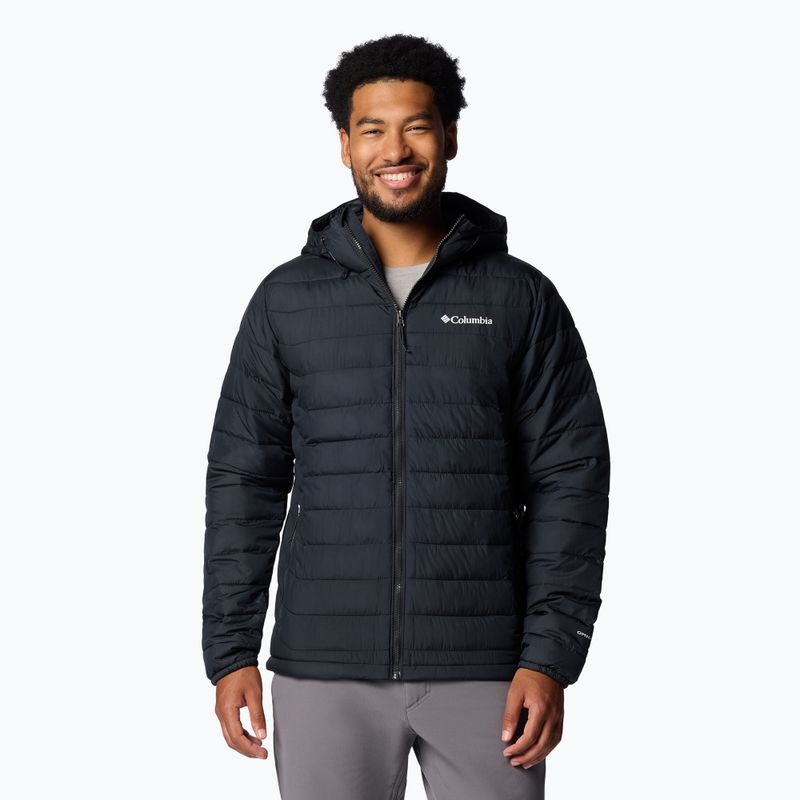 Pánská bunda Columbia Powder Lite II Hooded black