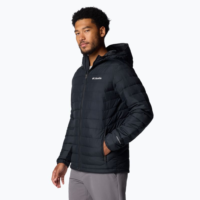 Pánská bunda Columbia Powder Lite II Hooded black 4