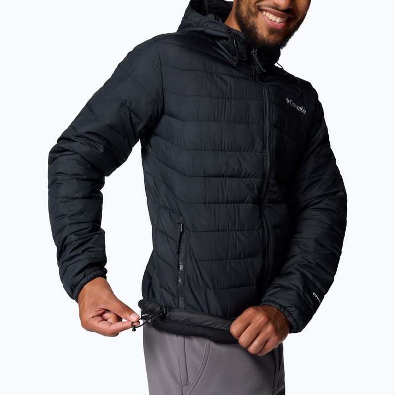 Pánská bunda Columbia Powder Lite II Hooded black 7
