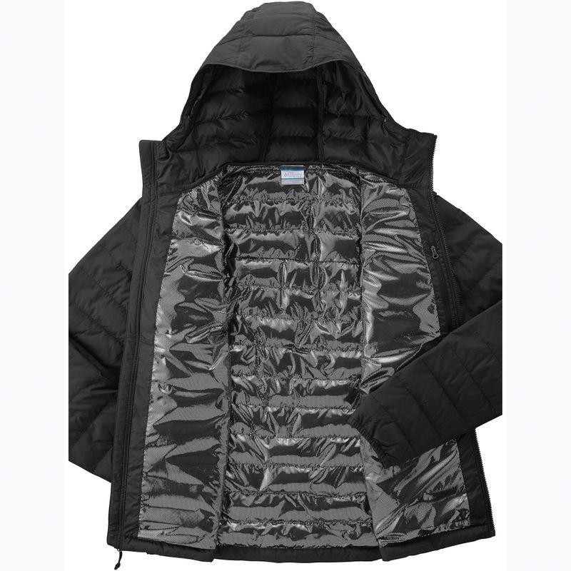 Pánská bunda Columbia Powder Lite II Hooded black 11