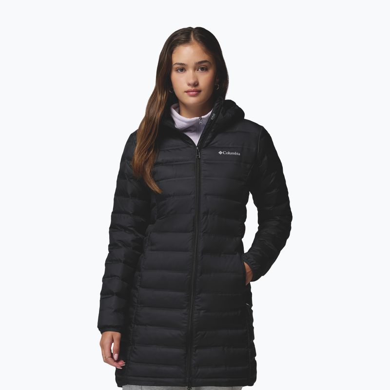 Dámský péřový kabát Columbia Lake 22 II Down Long Hooded black