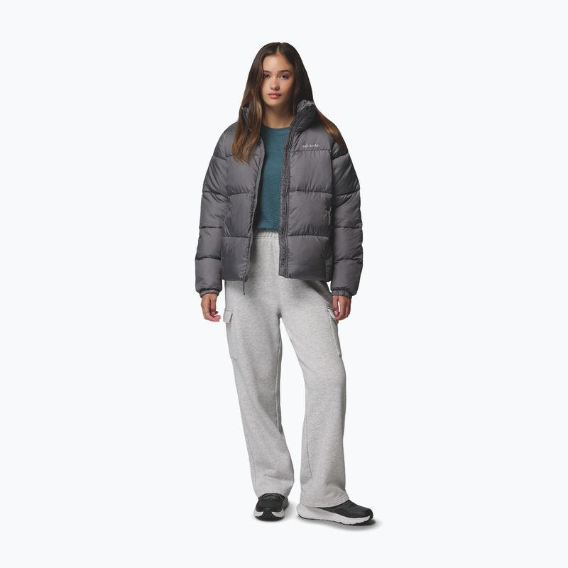Dámská zateplená bunda Columbia Puffect II Full Zip city grey 2