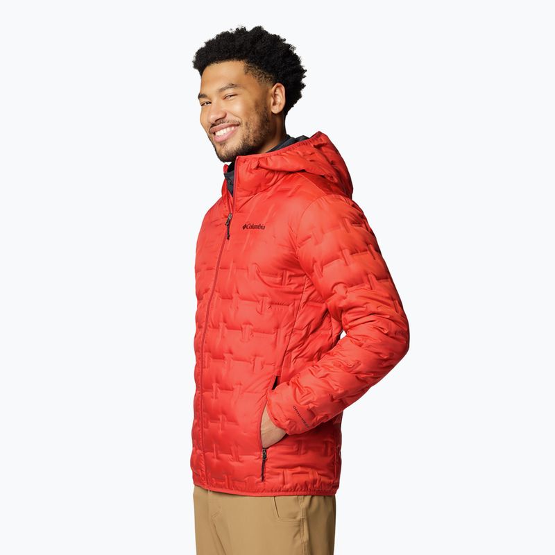 Pánská bunda Columbia Delta Ridge II Down Hooded sail red 4