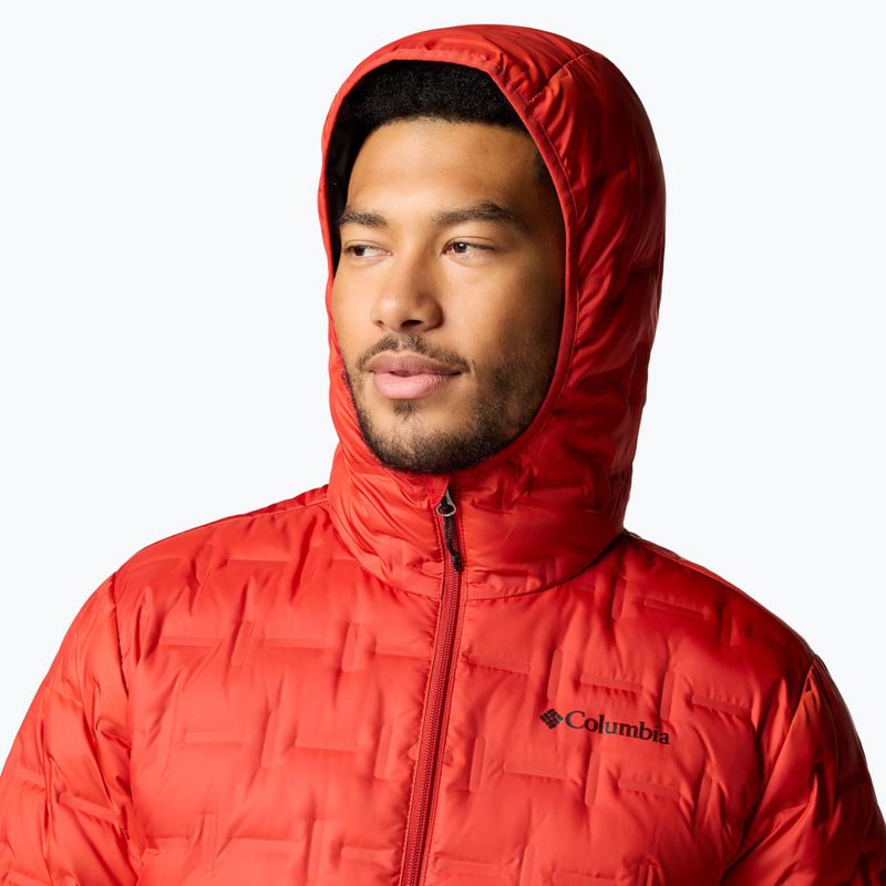 Pánská bunda Columbia Delta Ridge II Down Hooded sail red 5