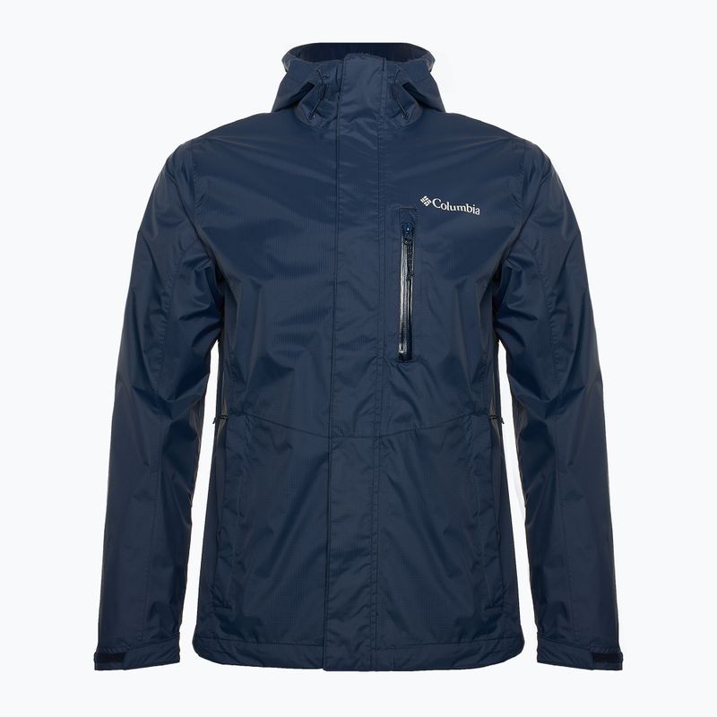 Pánská bunda do deště Columbia Pouring Adventure III collegiate navy
