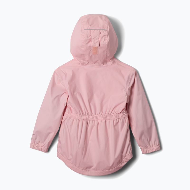 Dětská bunda do deště Columbia Rainy Trails II Fleece satin pink 2