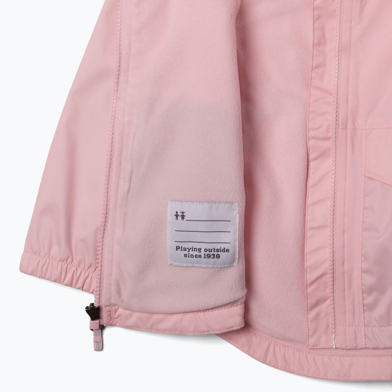 Dětská bunda do deště Columbia Rainy Trails II Fleece satin pink 3