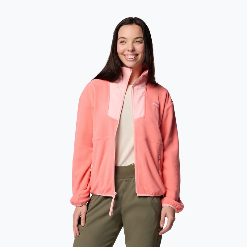 Dámská mikina Columbia Sequoia Grove Full Zip alpenglow/pink sand 5