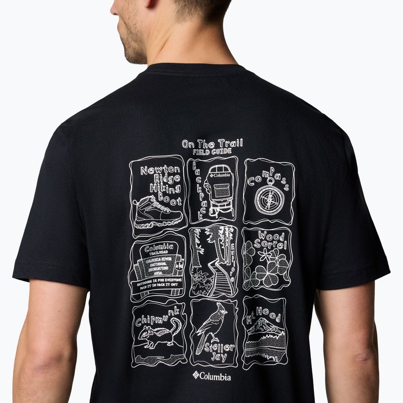 Pánské tričko Columbia Kettle River Back Graphic Tee black/trailgui 6