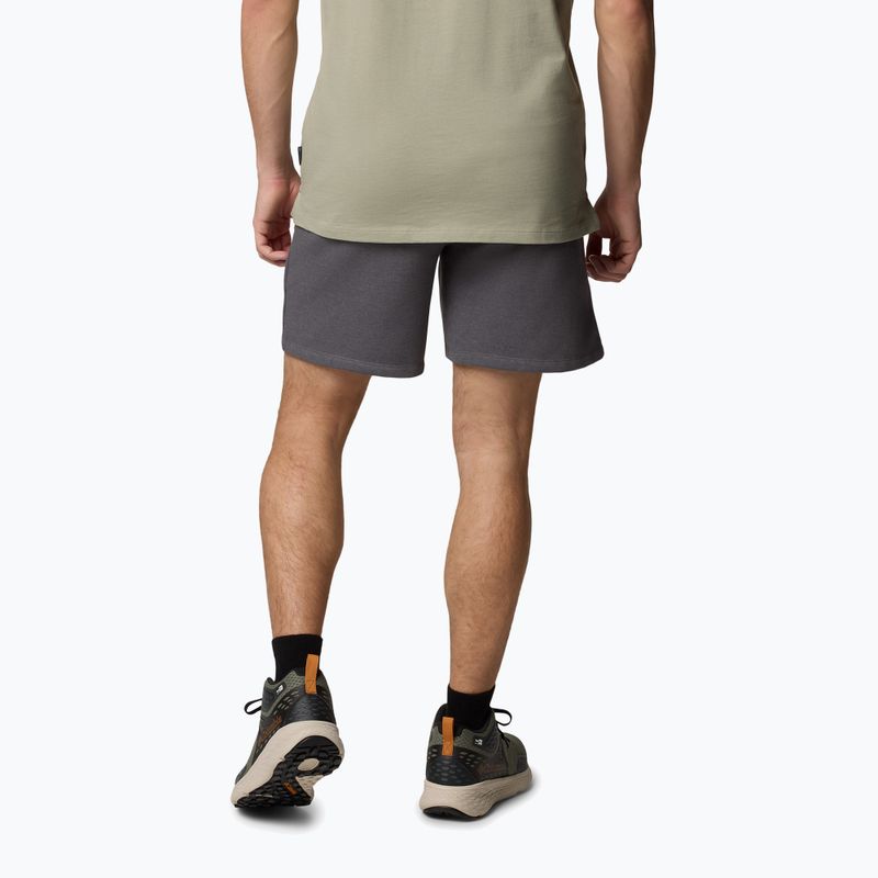 Pánské trekové šortky Columbia Meridian Creek city grey/heather 3