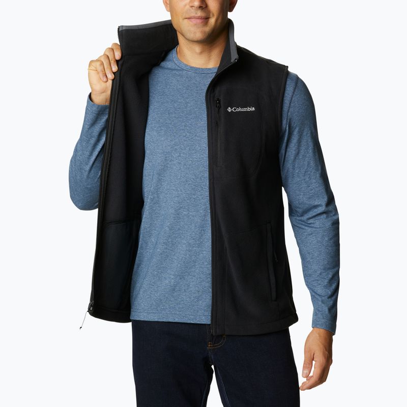 Pánská vesta Columbia Fast Trek Fleece black 4