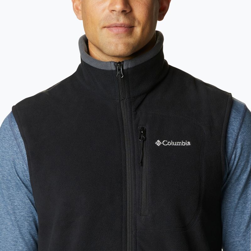 Pánská vesta Columbia Fast Trek Fleece black 5