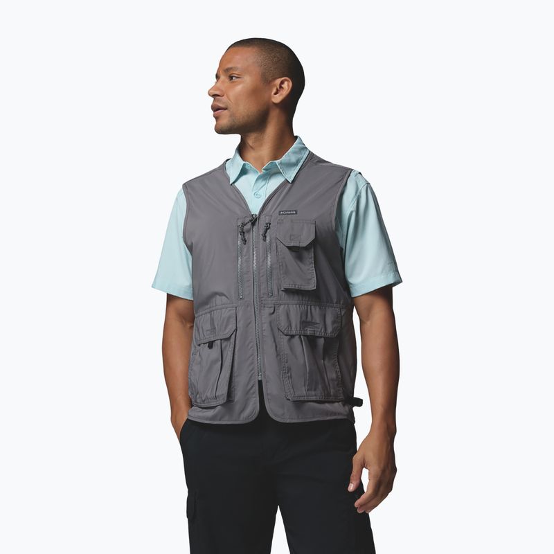 Pánská trekingová vesta Columbia Silver Ridge Utility city grey 5