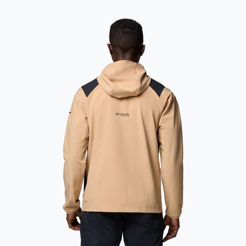 Pánská softshellová bunda Columbia Triple Canyon Hooded canone/black 3