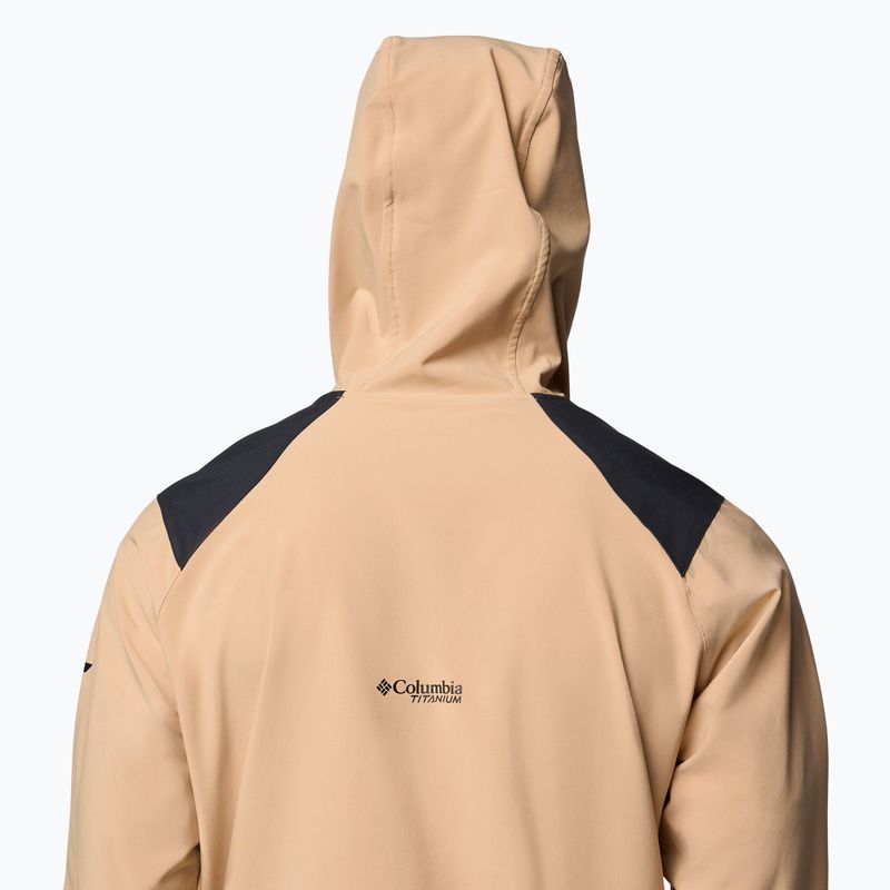 Pánská softshellová bunda Columbia Triple Canyon Hooded canone/black 7