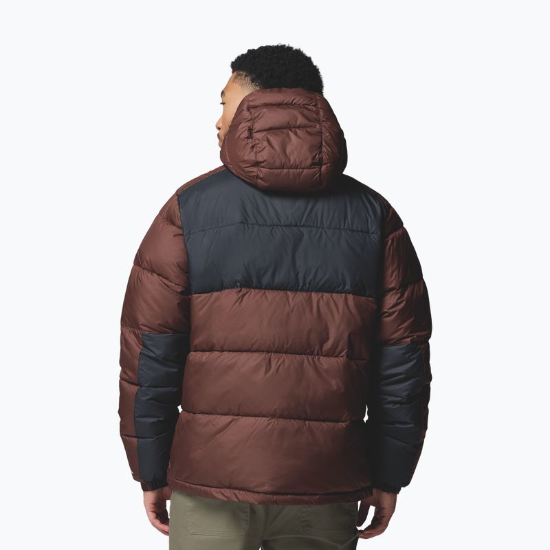 Pánská zateplená bunda Columbia Pike Lake II Hooded tobacco/black 3