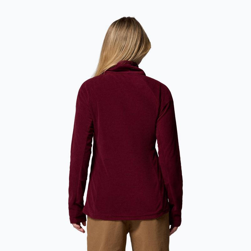 Dámská fleecová mikina Columbia Glacial IV 1/2 Zip rich wine 3