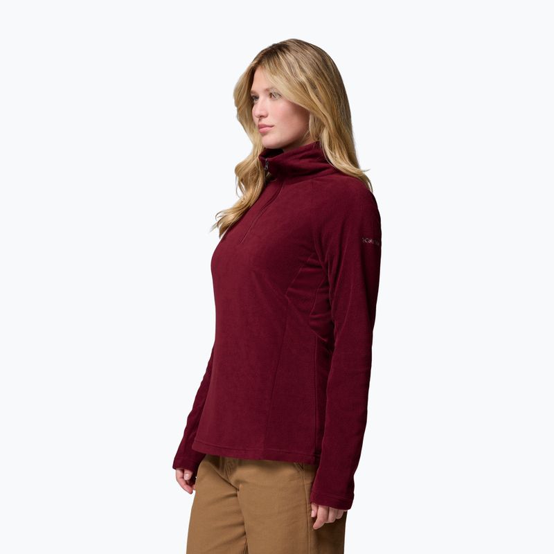 Dámská fleecová mikina Columbia Glacial IV 1/2 Zip rich wine 4