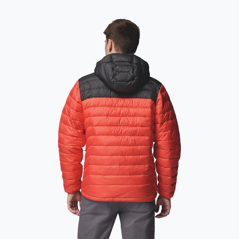 Pánská bunda Columbia Powder Lite II Hooded zing/shark 3