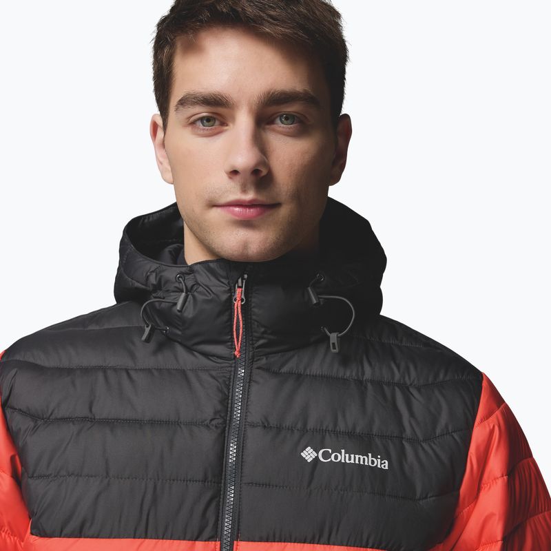 Pánská bunda Columbia Powder Lite II Hooded zing/shark 6