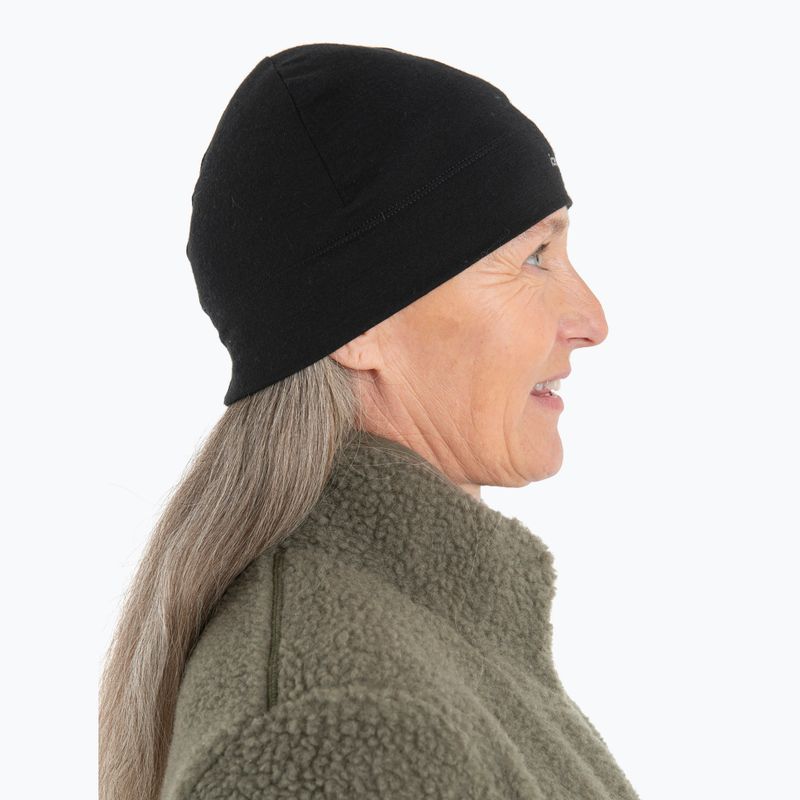 Trekingová čepice icebreaker Merino 200 Oasis Beanie black 5
