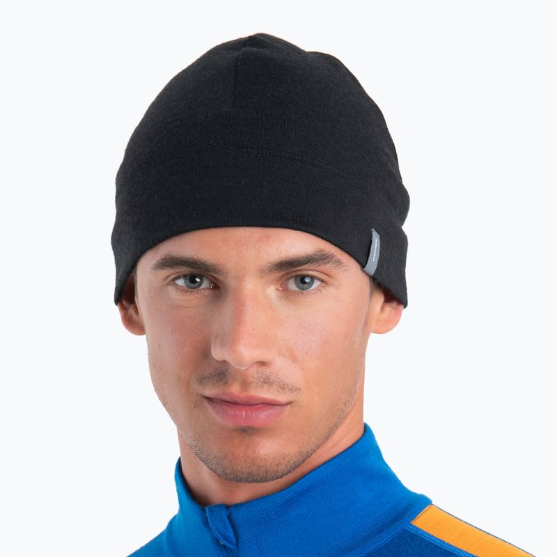 Icebreaker Merino 260 Ridge Beanie černá 6