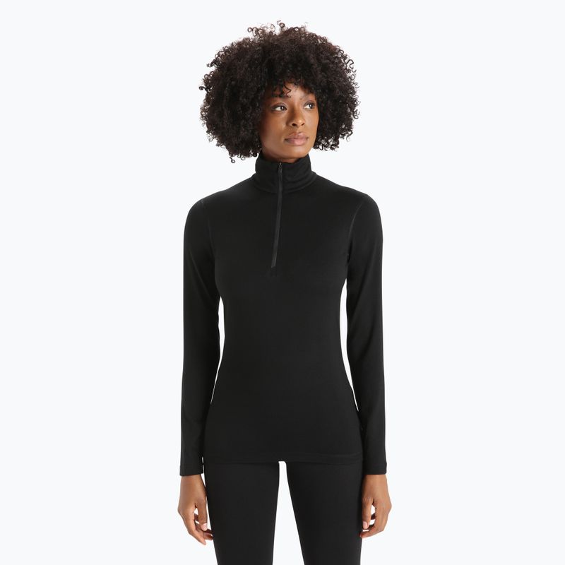 Dámská termo mikina Icebreaker 200 Oasis Half Zip black