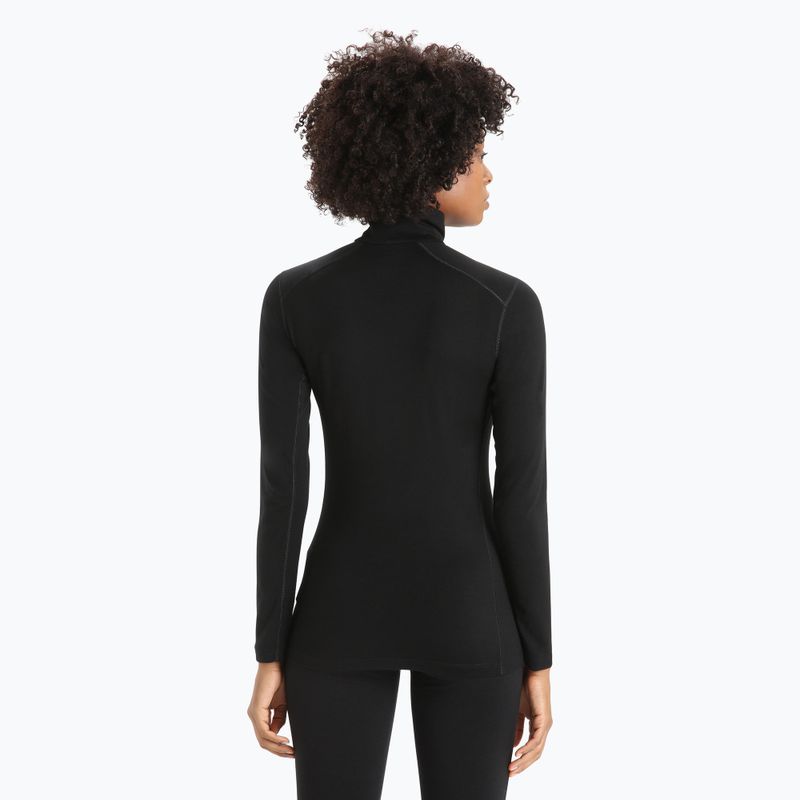 Dámská termo mikina Icebreaker 200 Oasis Half Zip black 3