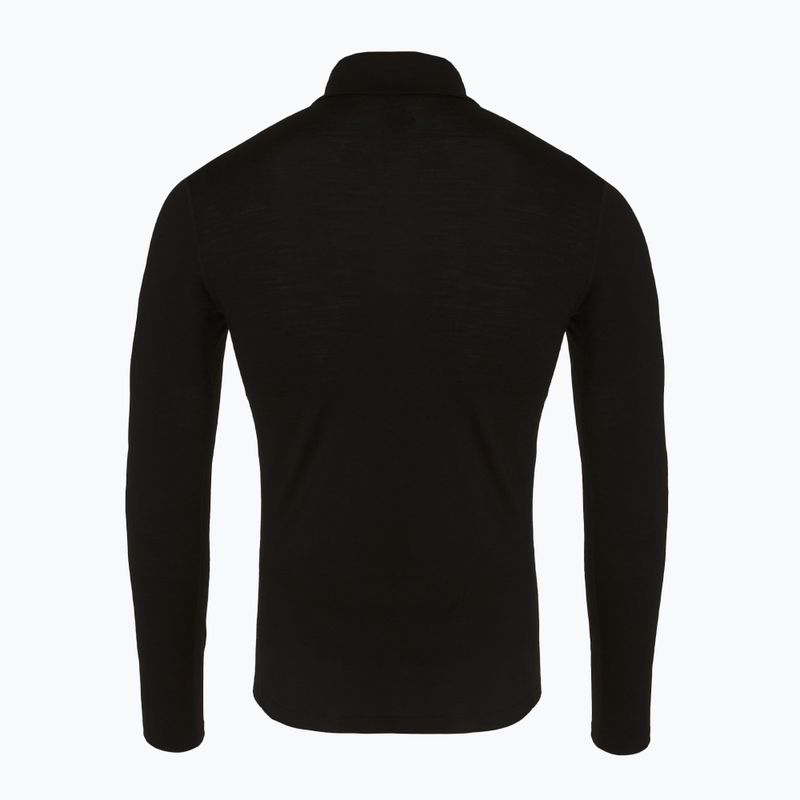 Pánské termo tričko longsleeve icebreaker Merino 200 Oasis Half Zip black 6