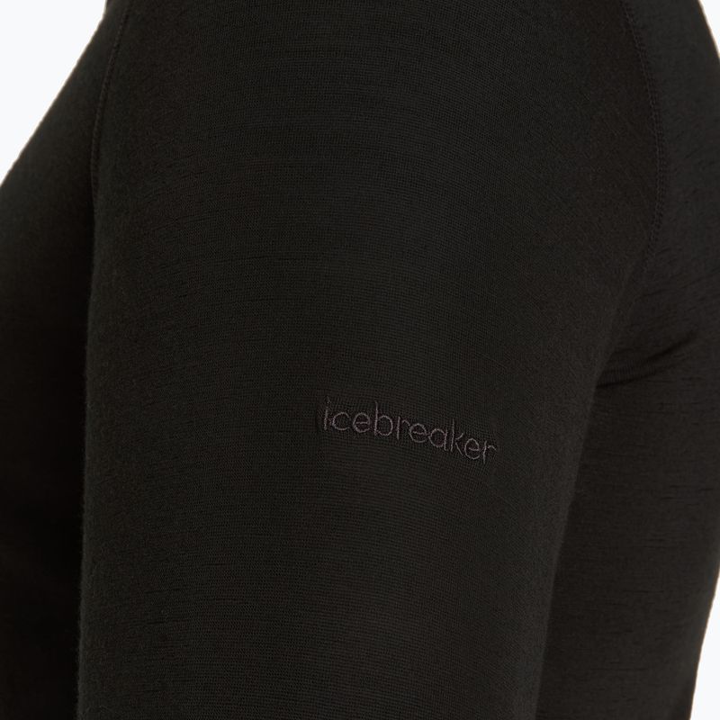 Pánské termo tričko longsleeve icebreaker Merino 200 Oasis Half Zip black 7