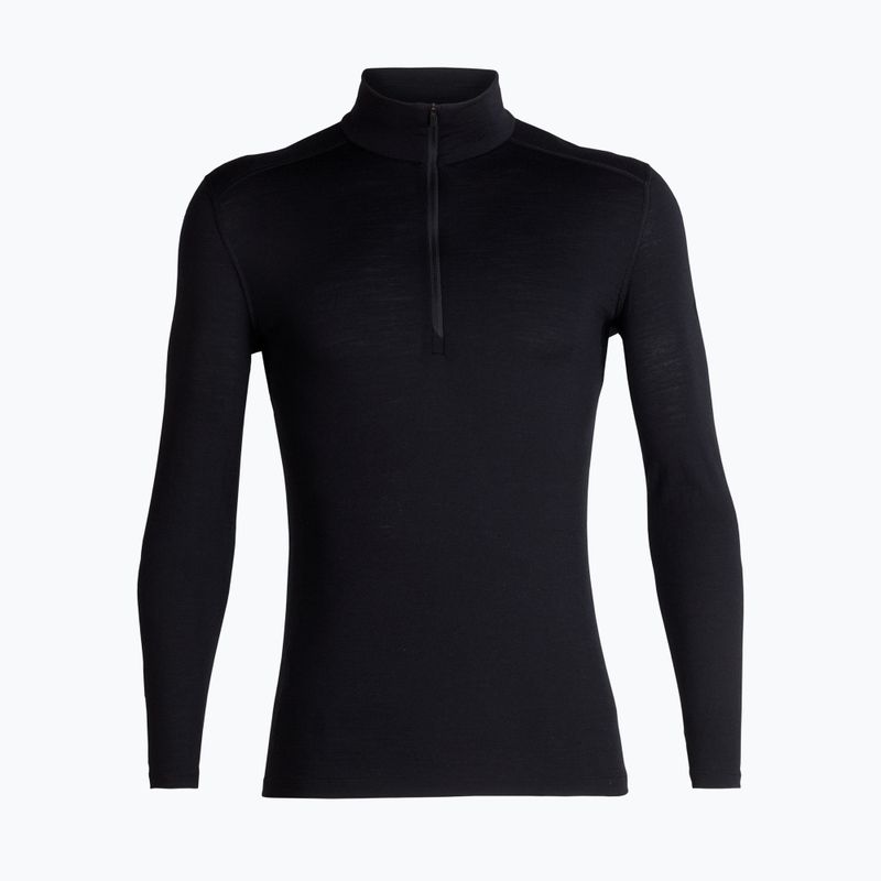 Pánské termo tričko longsleeve icebreaker Merino 200 Oasis Half Zip black 8