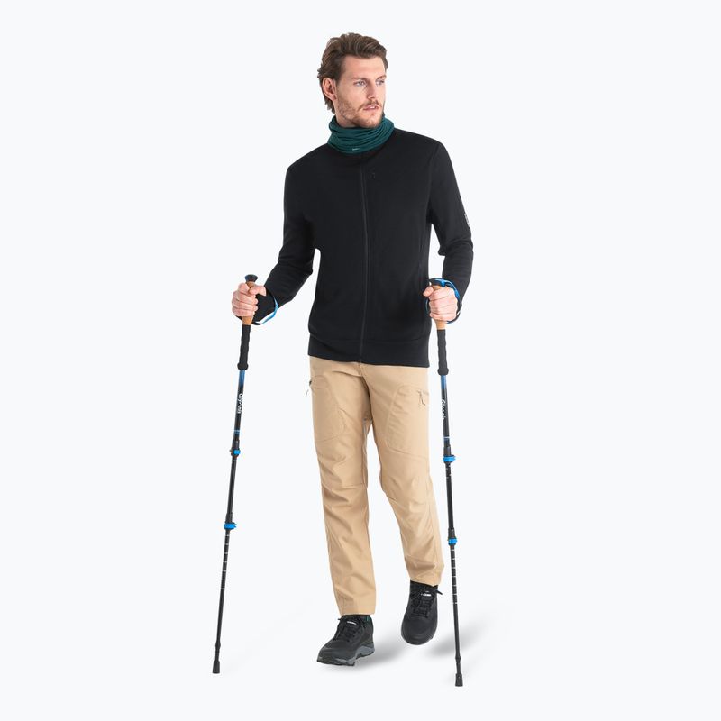 Pánská trekingová mikina icebreaker Merino 260 Quantum IV Zip Hoodie black 6