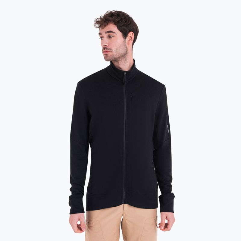 Pánská trekingová mikina  icebreaker Merino 260 Quantum IV Zip black 3