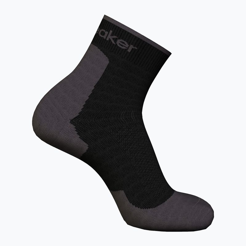 Pánské trekingové ponožky Icebreaker Merino Hike+ Light Mini black/obsidian