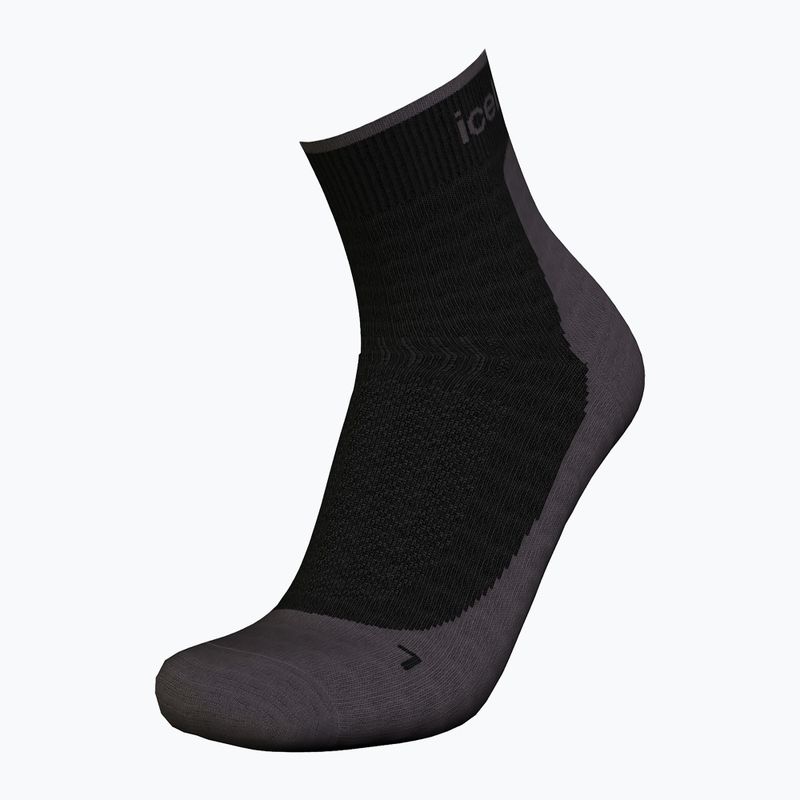 Pánské trekingové ponožky Icebreaker Merino Hike+ Light Mini black/obsidian 2