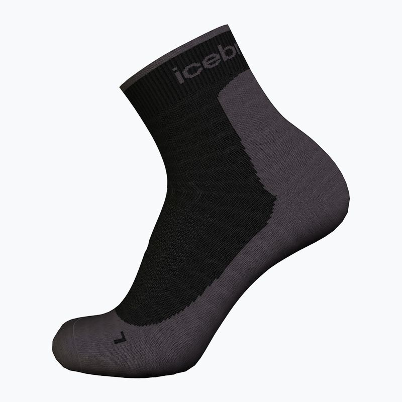 Pánské trekingové ponožky Icebreaker Merino Hike+ Light Mini black/obsidian 3