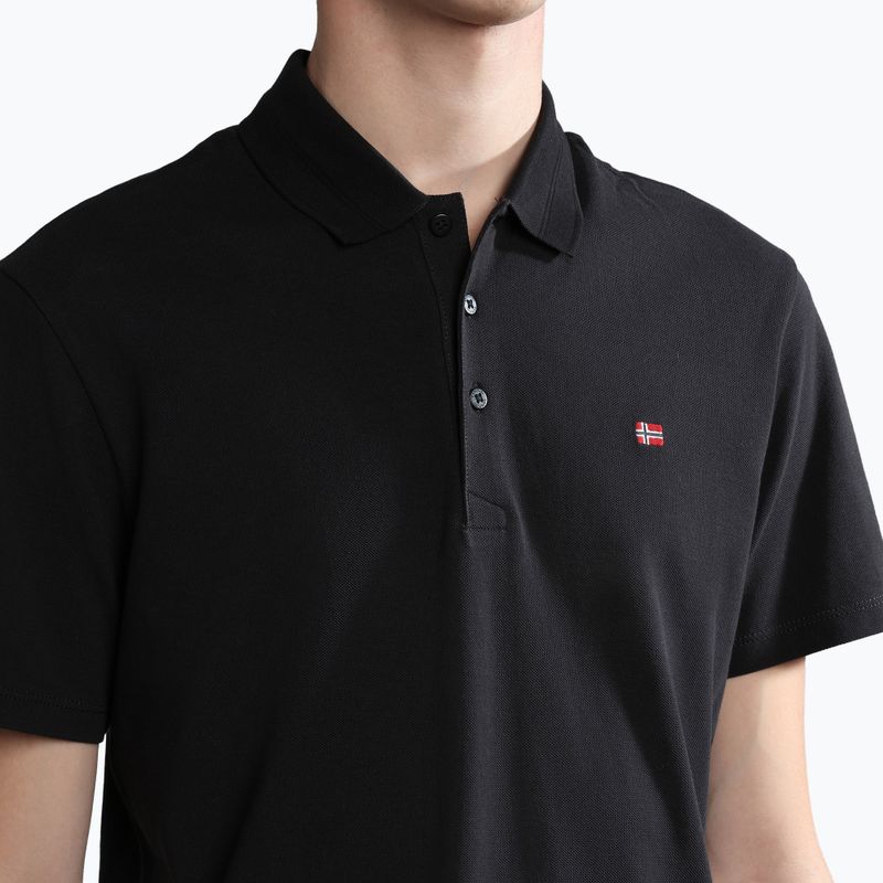 Pánské polo tričko Napapijri Ealis black 4