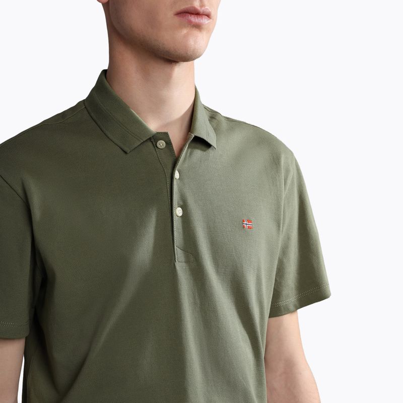 Pánské polo tričko Napapijri Ealis green lichen 4