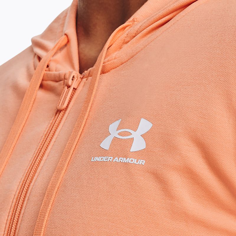 Dámská tréninková mikina Under Armour Rival Terry FZ Hoodie orange 1369853-868 3