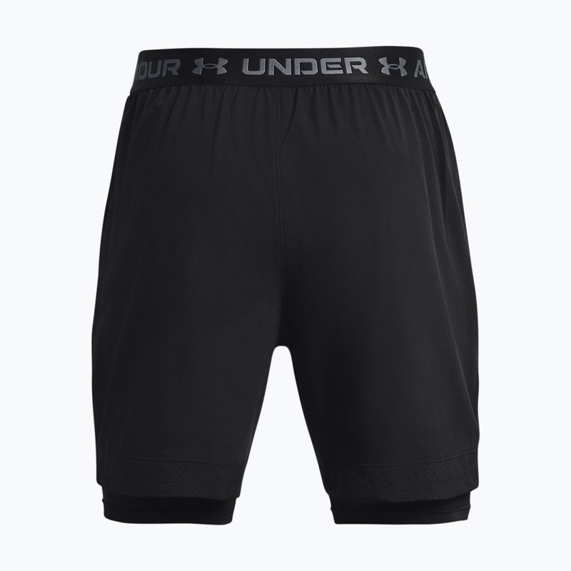 Under Armour Vanish Woven 2In1 Sts pánské tréninkové šortky černé 1373764 2